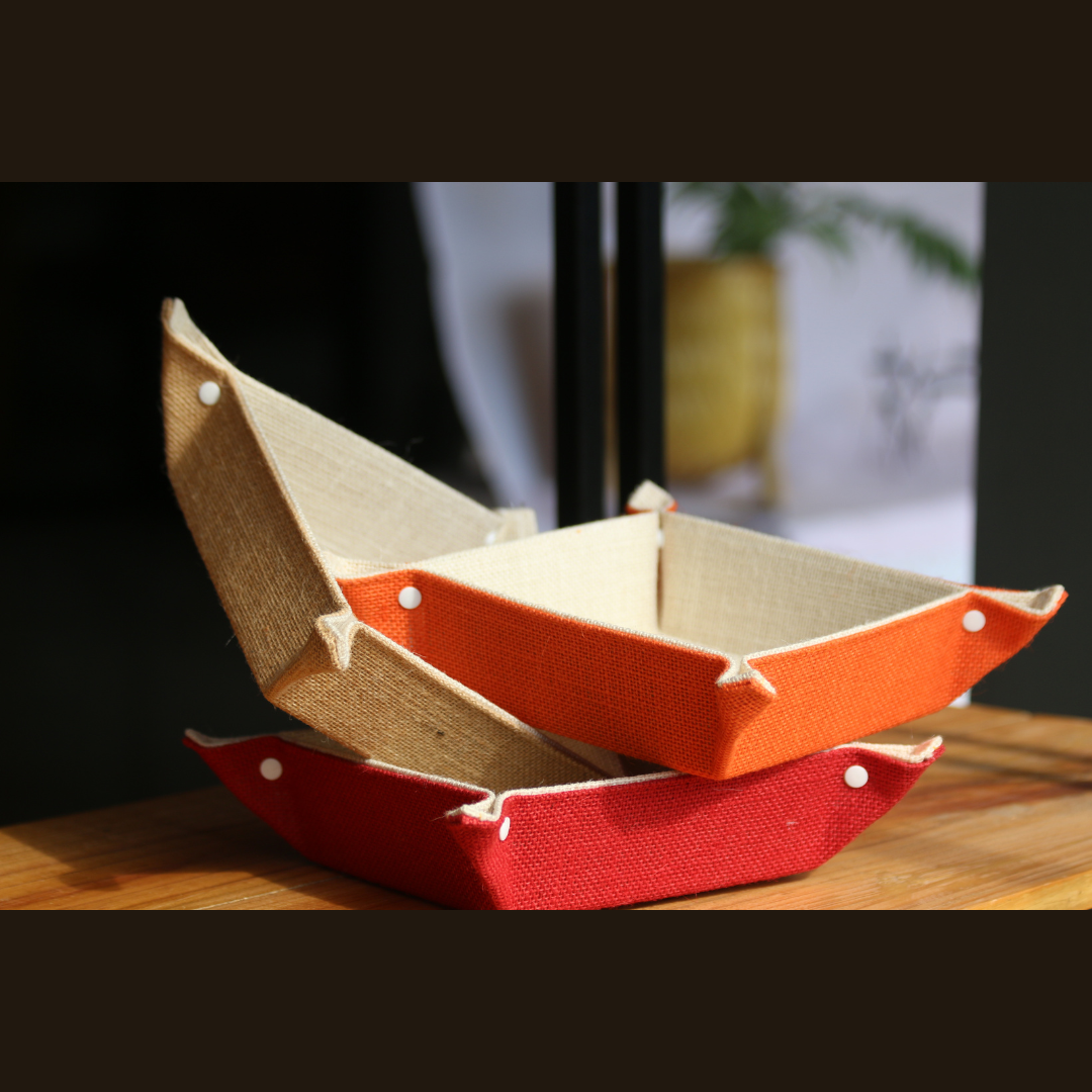 Jute Tray Set of 3 - Image 3