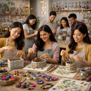 fabric Jewellery Making