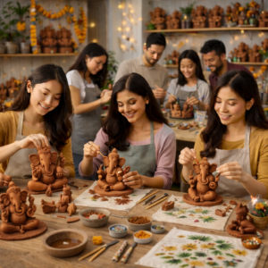 Ganpati Making in Terracotta