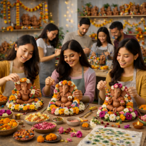 Floral Decor Workshop for Ganpati