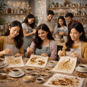 Coffee Painting Workshop: Create Art with Coffee