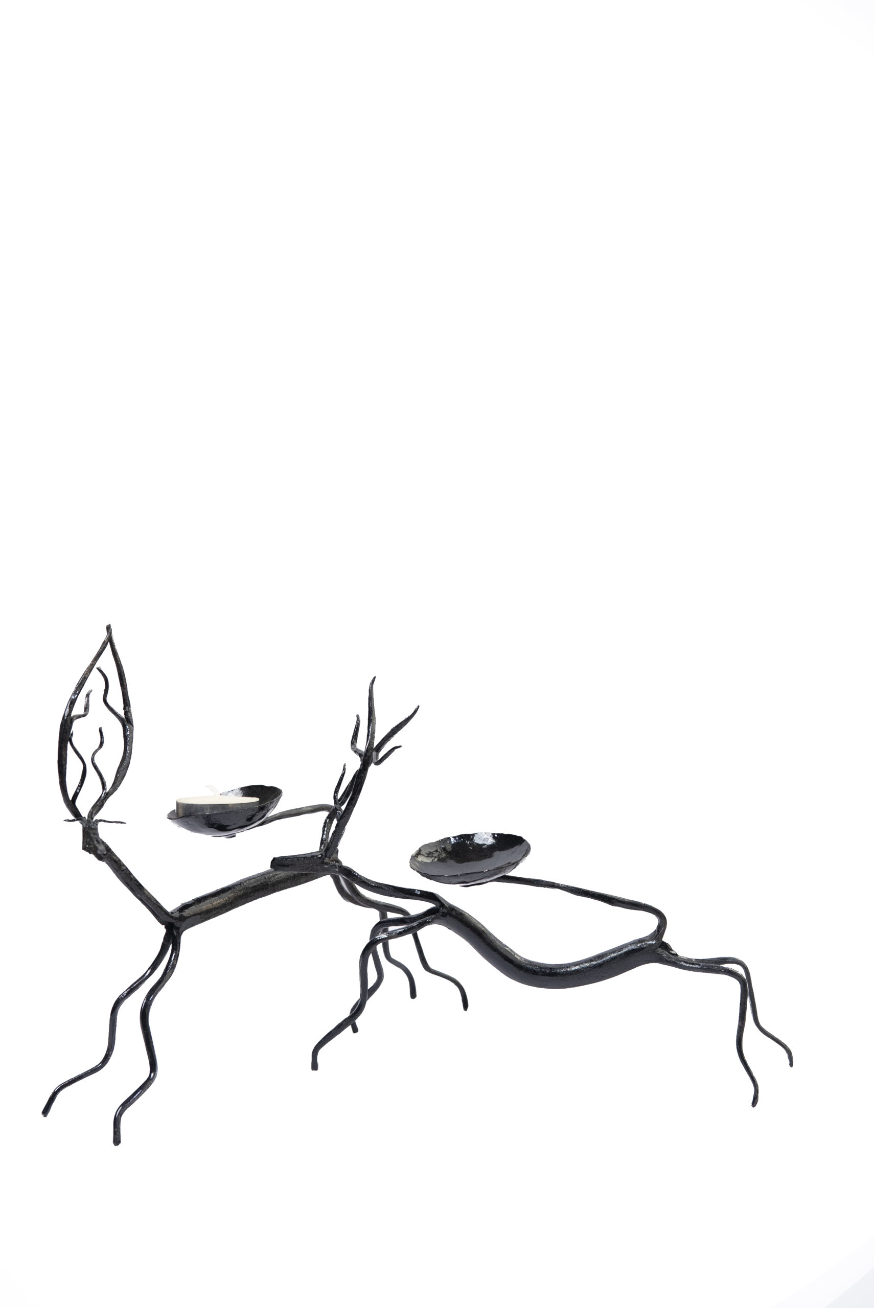 Wrought Iron Deer Set of 2 - Image 2