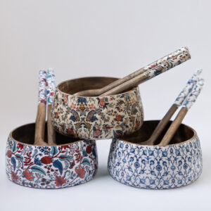 Salad Bowls With Laddle